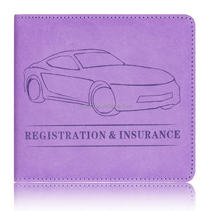 Étui <span class=keywords><strong>de</strong></span> protection pour <span class=keywords><strong>permis</strong></span> <span class=keywords><strong>de</strong></span> <span class=keywords><strong>conduire</strong></span> avec logo personnalisé pour documents d'immatriculation et d'assurance auto - Product Image 3