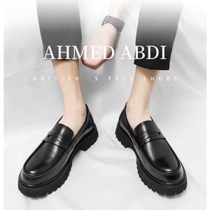 Quality Men's Dress <b>Shoes</b> Oxfords Brands Designed <b>Increase</b> <b>Height</b> Thick Soles Fashionable Hard Wearing Slip-On Loafers New - Product Image 5