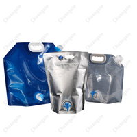 Sac à bavette aseptique en aluminium 1L dans une boîte vin 3l 5l 20l boisson liquide café boissons sac d'emballage avec distributeur robinet dans une boîte