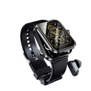 Jam tangan pintar TWS6 2 in 1, dengan Earphone 1.85 inci layar sentuh penuh warna, panggilan besar beberapa fungsi pengisian daya magnetik - Product Image 1