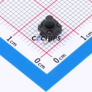 XF4B0602210 Tactile Switch SMD-4P,4.5x4.5mm Switch Single Pole Single Throw Round Button 2.5N 4.5mm - Product Image 1