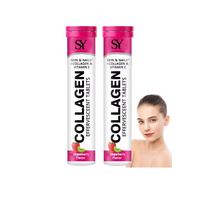 Vente en gros de comprimés effervescents de vitamine collagène pour les femmes soutiennent les cheveux ongles croissance de la peau comprimés effervescents de collagène vitamine
