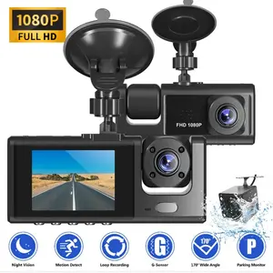 Toptan 1080p Full HD Android Dashcam Video kaydedici Wifi GPS araba dvr'ı Dash kamera