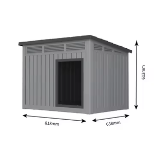 Fabricantes precio popular impermeable perro grande caja de plástico perro al aire libre casa interior - Product Image 6