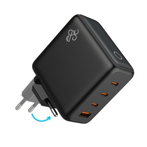 <span class=keywords><strong>Chargeur</strong></span> GaN 140W PD3.1 à charge rapide <span class=keywords><strong>avec</strong></span> 4 ports USB-C/A, écran intelligent AI pour téléphones, tablettes et ordinateurs portables - Product Image 2