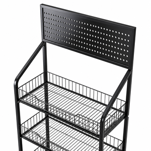 Carrito de Compras de Acero Inoxidable de Alta Resistencia de 340L, Cuatro Niveles, Impermeable, Gran Capacidad, Ruedas Silenciosas Desmontables - Product Image 3