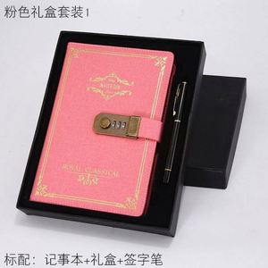 Customizable Retro A5 Business Hardcover Notebook for School and Office Use-<b>Lock</b> Planner Traveller Meeting Minutes <b>Diary</b> - Product Image 3