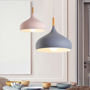 Macaron Pendant <b>Light</b> Led E26 Round Single Head Nordic Style For Salon Shop Restaurant Art Studio <b>Dining</b> Table - Product Image 3