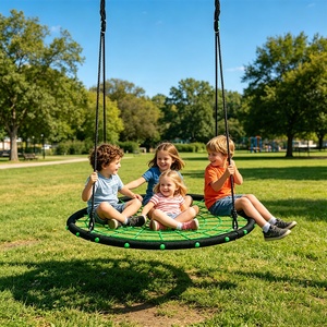 <span class=keywords><strong>Altalena</strong></span> Portatile Pieghevole a Nido d'Uccello con Guida di Facile Installazione per Bambini e Campeggio all'Aperto - Product Image 2