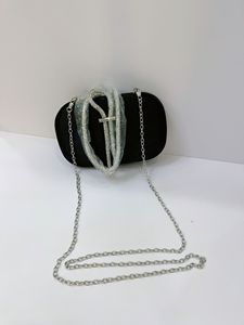 Elegante Borsa da Polso da Donna per Banchetti, Raffinata Borsa da Sera Nera per Abiti Formali e Cheongsam - Product Image 6