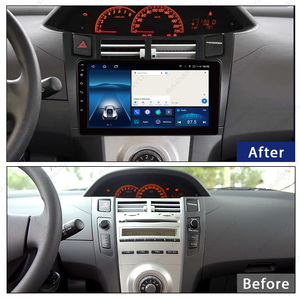 Baidayu Android 9 inch GPS Stereo đa phương tiện màn hình xe phổ Bảng điều khiển đơn vị đứng đầu cho TOYOTA 05-11 Yaris/vitz/Platz - Product Image 5