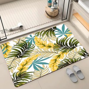 3 parça banyo Mat seti Diatom çamur halı banyo paspas