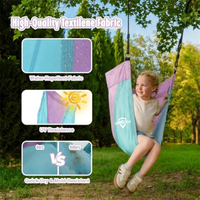 Hamac sensoriel pour enfants et adultes, capacité de charge de 290 lb, chaise suspendue en forme de cocon pour intérieur/extérieur