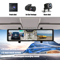 Rétroviseur Dashcam enregistreur DVR tableau de bord WiFi 1080P FHD caméra de tableau de bord ADAS Carplay