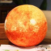 Vente directe d'usine, peluches de planètes de la galaxie, 17 cm, 27 cm, peluches de la Terre, du Soleil et de la Lune, jouets en forme de boule, oreillers en peluche