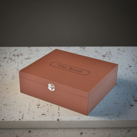 Boîte cadeau en papier de luxe Flip Cover avec boucle verrouillable-Multi-Compartiment pour bijoux Montre Emballage personnalisé disponible