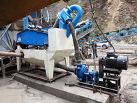 Système de récupération de sable fin, machine de lavage et de recyclage du sable pour l'extraction et la collecte du sable fin avec séparateur hydrocyclone