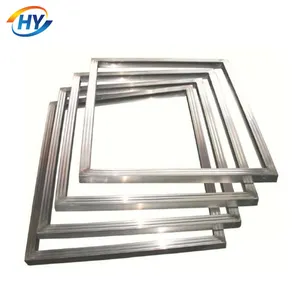 High quality brushed metal silver aluminum round gold home decoration framed mirror extrusion profile