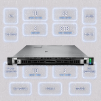 Serveur Rack DL360 Gen11 Gen10 Plus Gen9 Gen12 1U SATA Hot Swap GPU pour Bases de Données Web, Réseautage et Calcul en Bordure