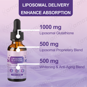 Amaz OEM Hot <strong>Selling</strong> OEM Liposomal <strong>Glutathione</strong> Liquid Oral Liquid 1500mg Reduced Concentrated <strong>L</strong>-<strong>Glutathione</strong> Drops Skin Care - Product Image 5