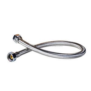 Tuyau de chauffe-eau chaud et froid <span class=keywords><strong>robinet</strong></span> de taille standard 304 tuyau en acier inoxydable tuyau d'entrée d'eau universel à haute température - Product Image 1