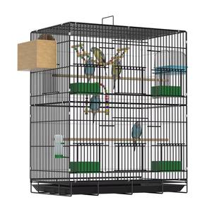 Papağan Metal kuş kafesi çok katmanlı eğimli lüks tasarı<span class=keywords><strong>m</strong></span> katı desen plastik tepsi ambalaj ev ve dış mekan kullanı<span class=keywords><strong>m</strong></span>ı - Product Image 1