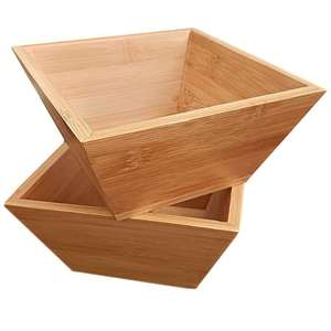 Cuenco de bambú ecológico, cuenco para servir frutas o ensaladas gratis - Product Image 6