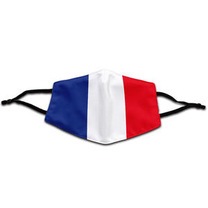 Logo personnalisé Bon marché <span class=keywords><strong>Masque</strong></span> de beauté <span class=keywords><strong>lavable</strong></span> anti-poussière pour drapeau américain Couvre-visage pour la compétition - Product Image 5