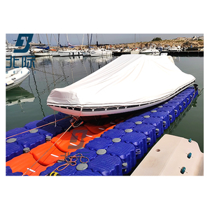 Pontile Modulare in HDPE, Ponte Galleggiante con Protezione UV, Dock Asciutto in Plastica per Motoscafi e Barche - Product Image 2