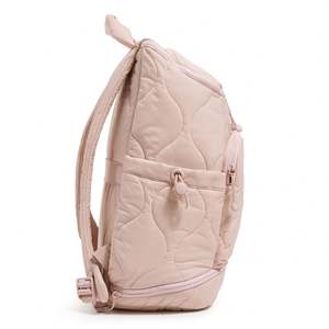 Sac à dos matelassé résistant à l'eau - Sac à dos de loisirs en nylon souple avec option de logo personnalisé, sangle antivol, design esthétique - Product Image 6