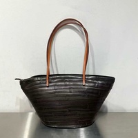 Sac à main tendance en cuir véritable tanné végétal, style vintage, pour femme, avec patchwork artistique, sac à bandoulière et sac fourre-tout