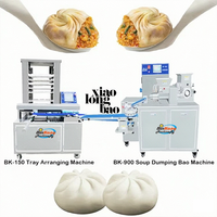 Machine commerciale automatique pour la préparation de dim sum, baozi, shumai, et de boulettes de crevettes et de porc vapeur (siomai), 220V, en acier inoxydable de qualité alimentaire