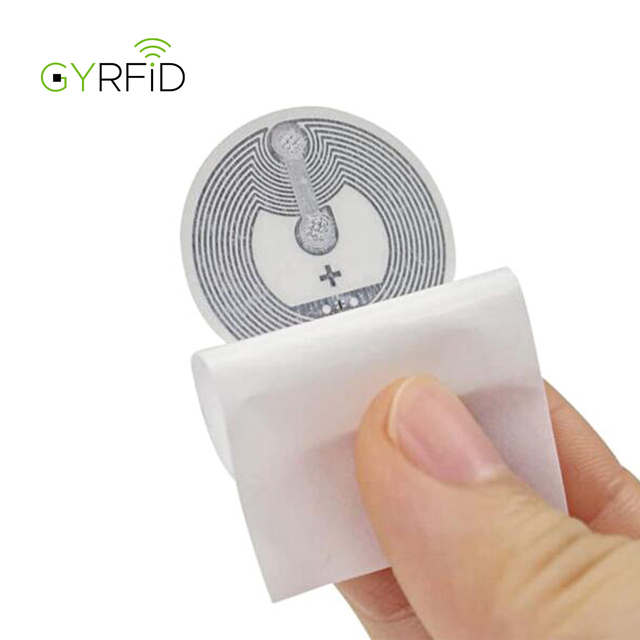 25mm Nfc Tag ISO14443-4 NT424 DNA Waterproof RFID Wet Inlay Nfc Tags & Labels Sticker