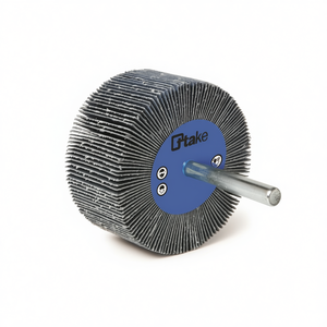 Ttake Abrasive Cloth Flap <b>Wheel</b> 30x30 Mm With 6 Mm Shaft For Precision <b>Grinding</b> And Polishing - Product Image 2