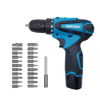 Untuk Bor Mini Tanpa Kabel Kelas Industri 12V Motor Brushless Kecepatan Variabel Diameter Pengeboran Maks 30mm Penggunaan Rumah Tangga
