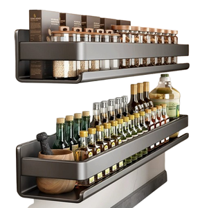 ชั้นวางเหล็กคาร์บอนติดผนังอเนกประสงค์ขนาดปรับแต่งได้สำหรับใช้ในครัว - Product Image 2