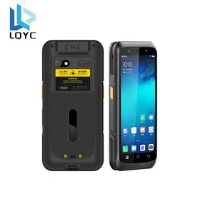 Varredura 1D/2D com bateria grande integrada 5200mAh Scanner de código de barras IP65 à prova d'água portátil Android pda código de barras robusto