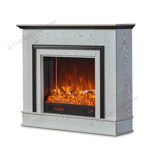 Cheminée décorative d'intérieur en <span class=keywords><strong>bois</strong></span> artificielle moderne, support gratuit, cheminée circulaire led, brûleur de <span class=keywords><strong>bois</strong></span>, poêle électrique - Product Image 4
