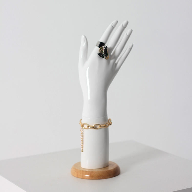 Woman Mannequin Hand Model Jewelry Display Holder for Showcase Free