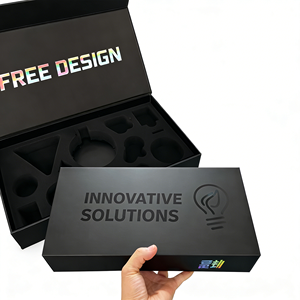 Emballage de boîte rigide pliable OEM personnalisé pour accessoires électroniques 3C avec fermeture magnétique - Product Image 5