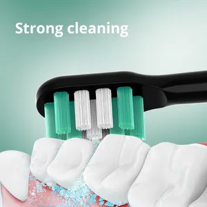 Cabezales de repuesto para cepillo de dientes <span class=keywords><strong>AquaSonic</strong></span> con cubiertas higiénicas antipolvo, cabezal de cepillo de dientes de cerdas suaves para el cuidado de los dientes y las encías - Product Image 3