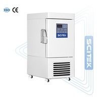 SCITEK Économique -86 ° Congélateur ultra-froid C, capteur PTC, contrôleur par microprocesseur, acier inoxydable 304 pour laboratoire