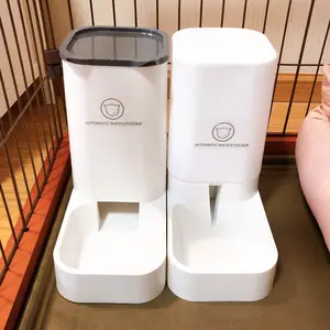 Grande capacidade Eco Friendly Pet Dog Food Bowl Auto Alimentador Pet Water Dispenser e Alimentador com Tigela