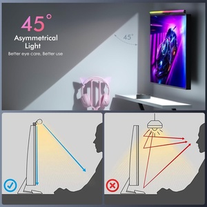 Lámpara de Monitor con Control de Botón y 15 Modos de Intensidad Regulable para Escritorio/Oficina/Hogar/Juegos - Product Image 2