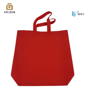 Golden Manufactating Compostable Non Woven Flat Bag Waterproof Black Non Woven Envelope Bags Packaging Rpet Nonwoven Bag