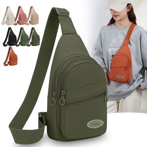 Women's Chest Bag Multi Pockets Water Resistant Nylon Crossbody Bag Everyday Use Summer 2026 - Product Image 1