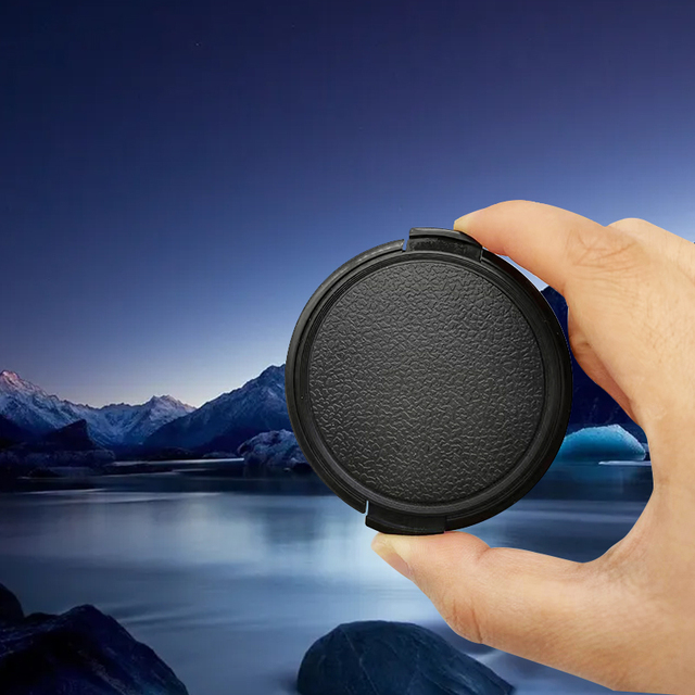 Plastic 52mm E Mount Lens Cover with Lanyard