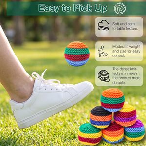 กระเป๋าทรายถักมือทำ มีสินค้าในสต็อก สำหรับเล่น Hacky Sack World Footbag - Product Image 2