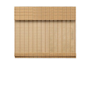 Stores romains en bambou sans fil avec cantonnière, stores en bambou filtrant la lumière pour fenêtres intérieures, stores en bambou enroulés naturels - Product Image 1