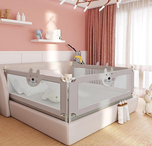Robusta <span class=keywords><strong>Barriera</strong></span> di Sicurezza per <span class=keywords><strong>Letto</strong></span> Bambini, Rete Traspirante, Recinzione Laterale per <span class=keywords><strong>Letto</strong></span> Bambini UD - Product Image 2